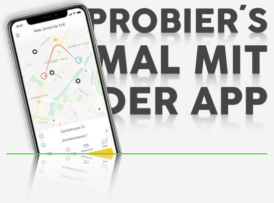 Probiers mal mit der App